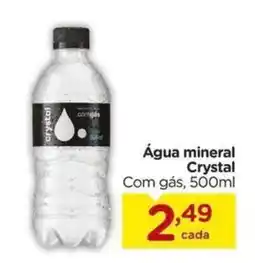 Carrefour Água mineral Crystal Com gás oferta