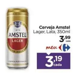 Carrefour Cerveja Amstel lager oferta