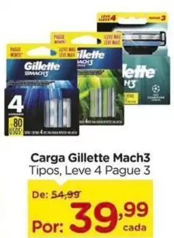 Carrefour Carga Gillette Mach3 Tipos oferta