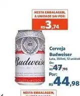 Sam's Club Budweiser - cerveja oferta