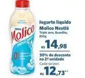 Sam's Club Nestlé - iogurte liquido molico oferta