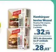 Sam's Club Wessel - hambúrguer bovino oferta