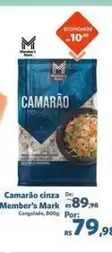 Sam's Club De - camarão cinza oferta