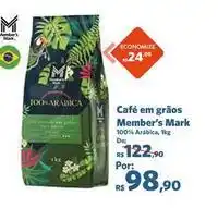 Sam's Club Member's mark - café em grãos oferta