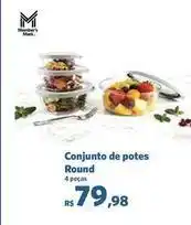 Sam's Club De - conjunto de potes round oferta