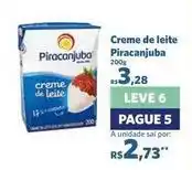 Sam's Club Piracanjuba - creme de leite oferta
