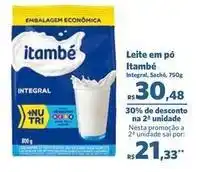 Sam's Club Itambé - leite em pó oferta
