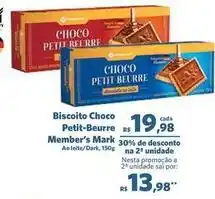 Sam's Club Petit - biscoito choco -beurre oferta