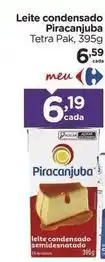 Carrefour Piracanjuba - leite condensado oferta