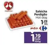 Carrefour Perdigão - salsicha oferta
