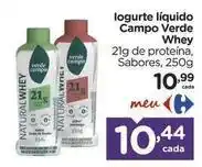Carrefour Verde campo - logurte líquido oferta