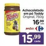 Carrefour Toddy - achocolatado em po oferta