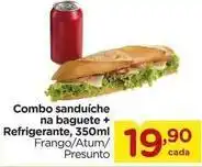 Carrefour Combo sanduíche na baguete + refrigerante oferta