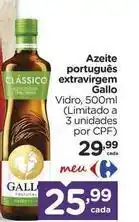 Carrefour Gallo - azeite português extravirgem oferta