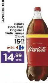 Carrefour Coca-cola - bipack original + laranja oferta