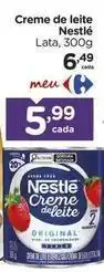 Carrefour Nestlé - creme de leite oferta