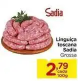 Carrefour Sadia - linguiça toscana oferta