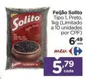 Carrefour Solito - feijão oferta