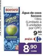 Carrefour Sococo - água de coco oferta
