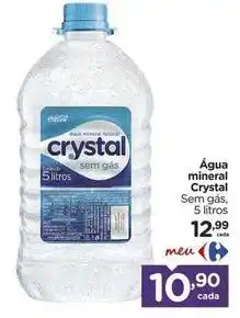 Carrefour Crystal - água mineral oferta