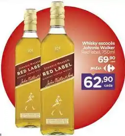 Carrefour Johnnie walker - whisky escocés red label oferta