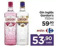 Carrefour Gordon´s - gin inglês oferta