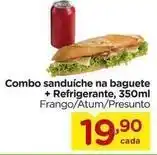 Carrefour Combo sanduíche na baguete + refrigerante, 350ml oferta