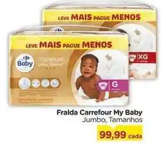 Carrefour Carrefour - fralda my baby oferta