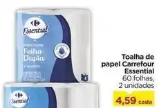 Carrefour Carrefour - toalha de papel essential oferta