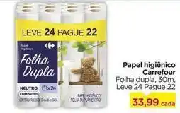 Carrefour Carrefour - papel higiênico oferta