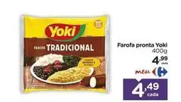 Carrefour Yoki - farofa pronta oferta