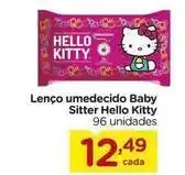 Carrefour Hello kitty - lenço umedecido baby sitter oferta