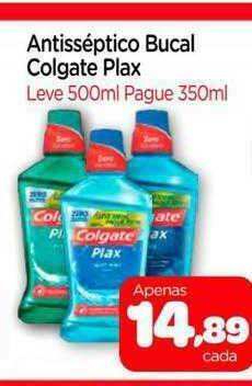 Nordestão Antisséptico Bucal Colgate Plax oferta