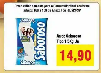 Spani Atacadista Arroz Saboroso Tipo oferta