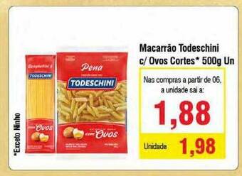 Spani Atacadista Macarrão Todeschini C- Ovos Cortes* oferta