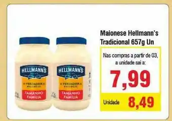 Spani Atacadista Maionese Hellmann's Tradicionel oferta