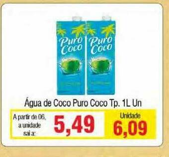 Spani Atacadista Agua De Coco Puro Coco oferta