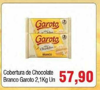 Spani Atacadista Cobertura De Chocolate Branco Garoto oferta