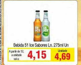 Spani Atacadista Bebida 51 Ice Sabores oferta