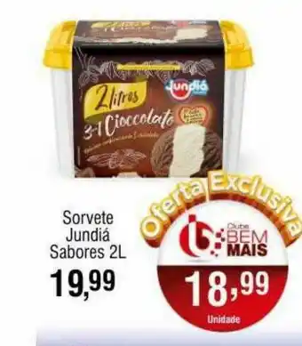 Supermercado Bem Barato Sorvete Jundiá Sabores oferta