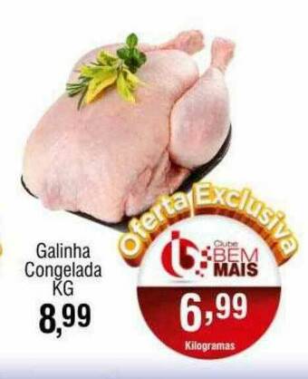 Supermercado Bem Barato Galinha Congelada oferta