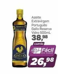 Supermercados São Vicente Azeite Extravirgem Português Gallo Reserva Vidra oferta