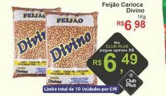 Supermercado Lavapés Feijão Carioca Divino oferta