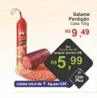 Supermercado Lavapés Salame Perdigão oferta