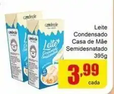 Barbosa Supermercados Leite Condensado Casa de Mae Semidesnatado 395g oferta