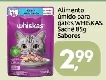 Supermercados Nori Alimento úmido para gatos WHISKAS Sabor 85g oferta
