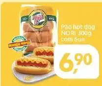 Supermercados Nori Pão hot dog NORI oferta