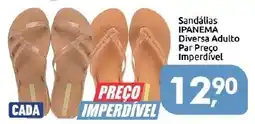 Supermercados Nori Sandálias ipanema diversa adulto oferta