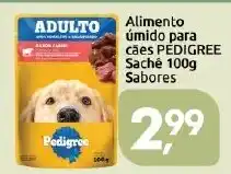 Supermercados Nori Alimento úmido para cães PEDIGREE oferta