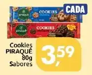 Supermercados Nori Cookies piraquê sabores oferta